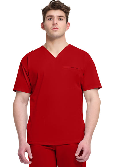 CK729 Cherokee Achieve Super Stretch Men 3-Pocket V-Neck Top (XS - 5XL)