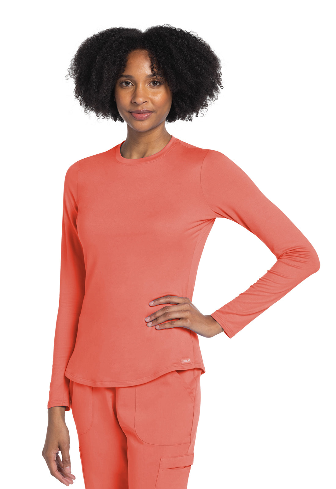 CK773 Cherokee Long Sleeve Underscrub Knit Tshirt (XS - 3XL)