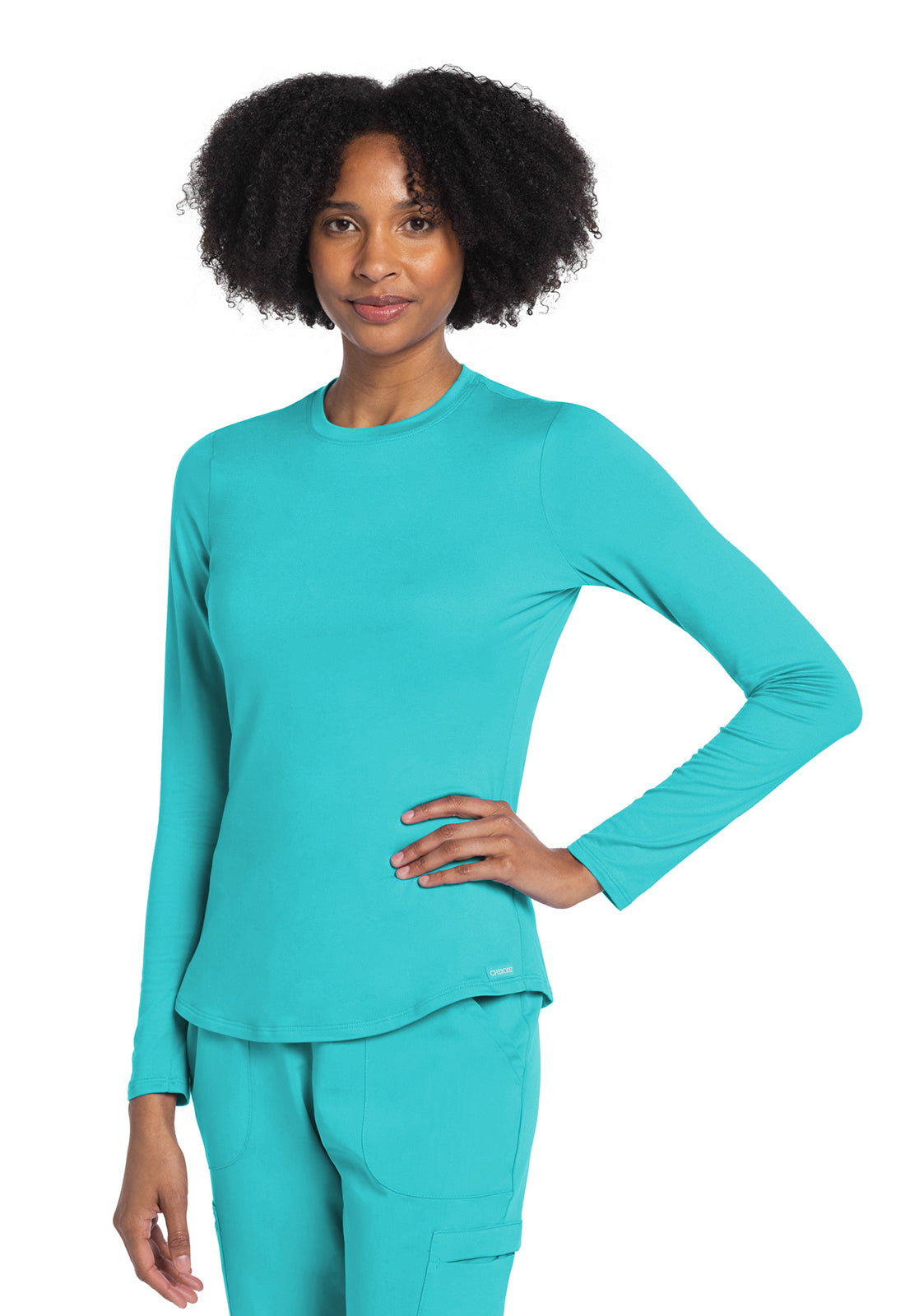 CK773 Cherokee Long Sleeve Underscrub Knit Tshirt (XS - 3XL)