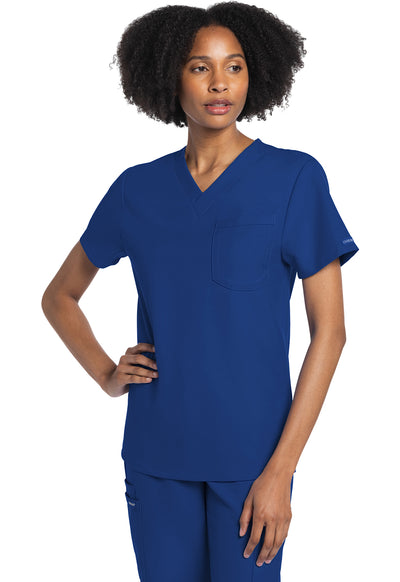 CK778A Cherokee Workwear Ultra Unisex 1 Pocket V-Neck Top (XXS - 5XL)