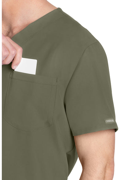 CK778A Cherokee Workwear Ultra Unisex 1 Pocket V-Neck Top (XXS - 5XL)