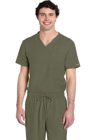 CK778A Cherokee Workwear Ultra Unisex 1 Pocket V-Neck Top (XXS - 5XL)