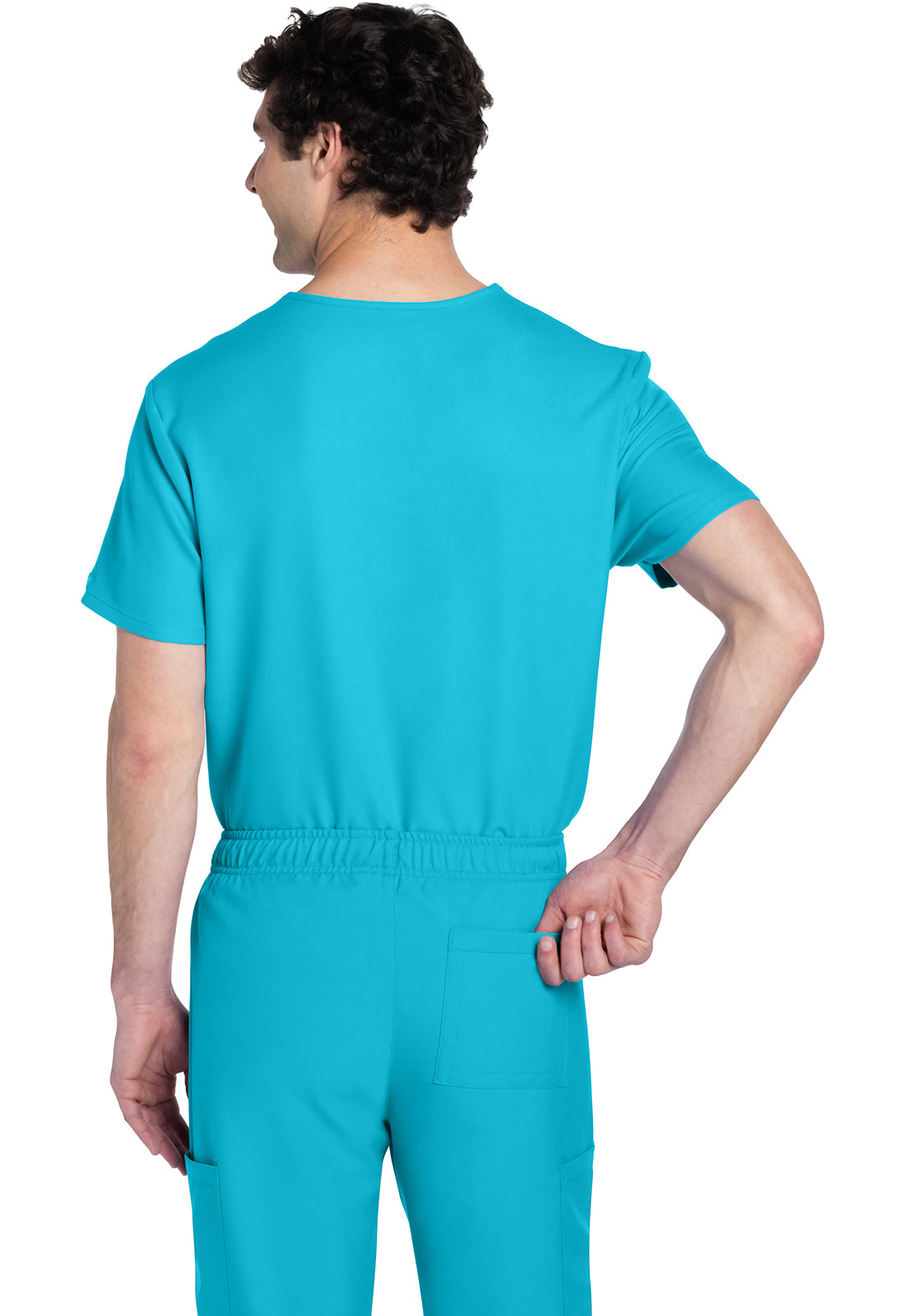 CK778A Cherokee Workwear Ultra Unisex 1 Pocket V-Neck Top (XXS - 5XL)