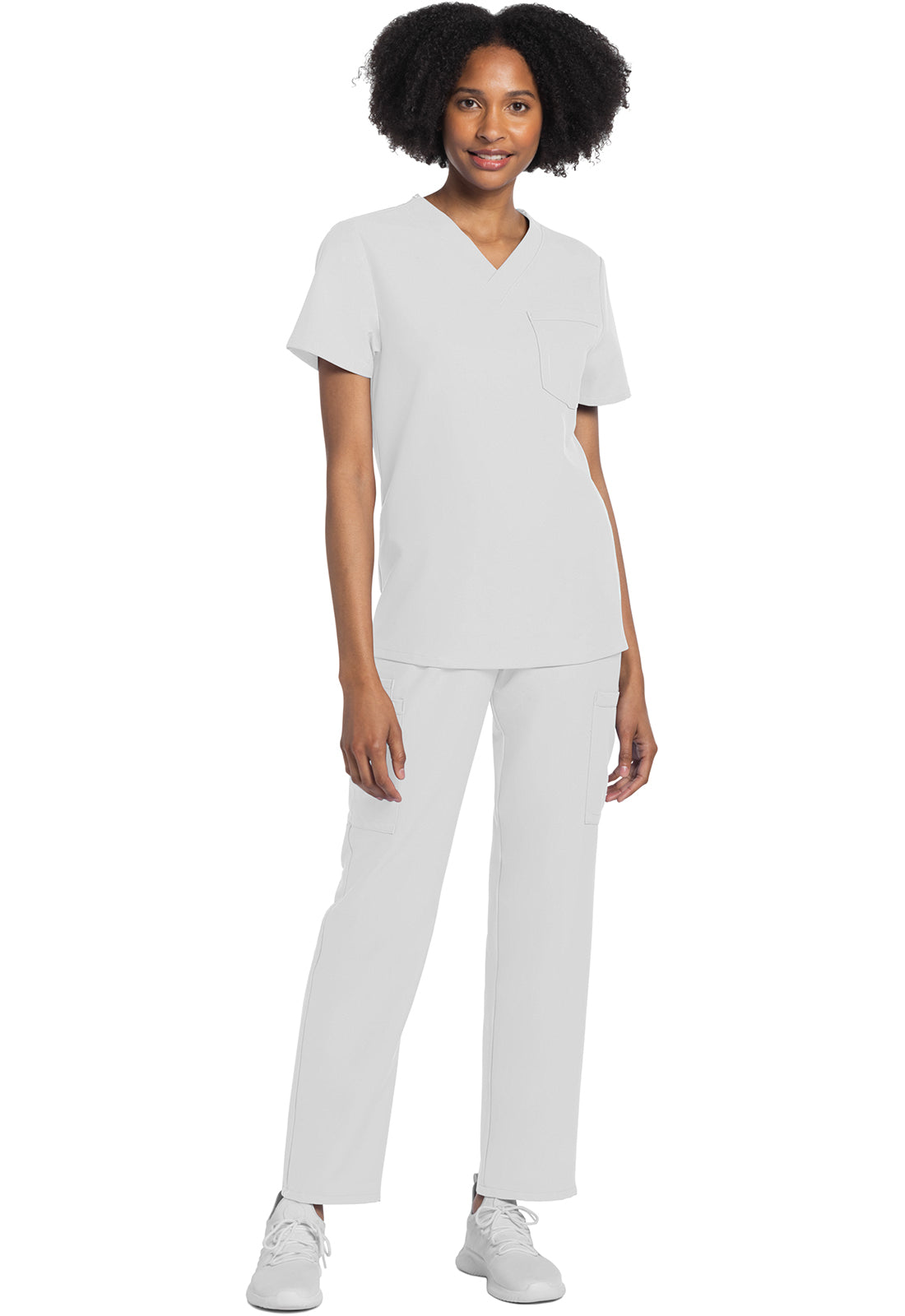 CK778A Cherokee Workwear Ultra Unisex 1 Pocket V-Neck Top (XXS - 5XL)