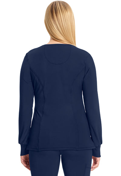 CK781A Cherokee Infinity Antimicrobial Long Sleeve V-Neck Top (XS - 5XL)