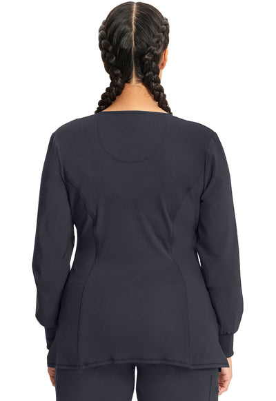 CK781A Cherokee Infinity Antimicrobial Long Sleeve V-Neck Top (XS - 5XL)