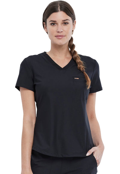 CK819 Cherokee Form 360º Stretch Tuckable V-Neck Top (XXS - 3XL)