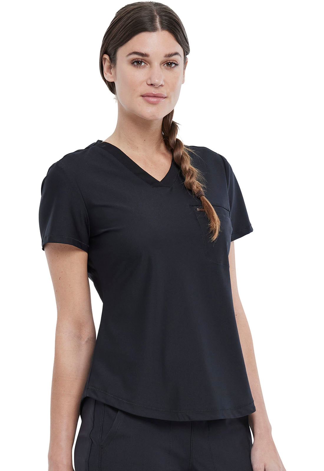 CK819 Cherokee Form 360º Stretch Tuckable V-Neck Top (XXS - 3XL)