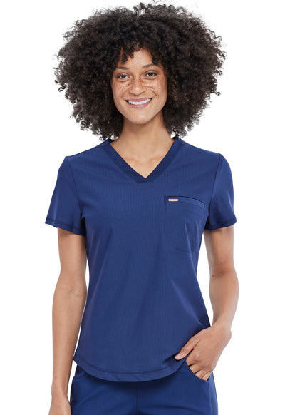 CK819 Cherokee Form 360º Stretch Tuckable V-Neck Top (XXS - 3XL)