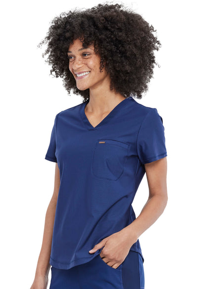 CK819 Cherokee Form 360º Stretch Tuckable V-Neck Top (XXS - 3XL)