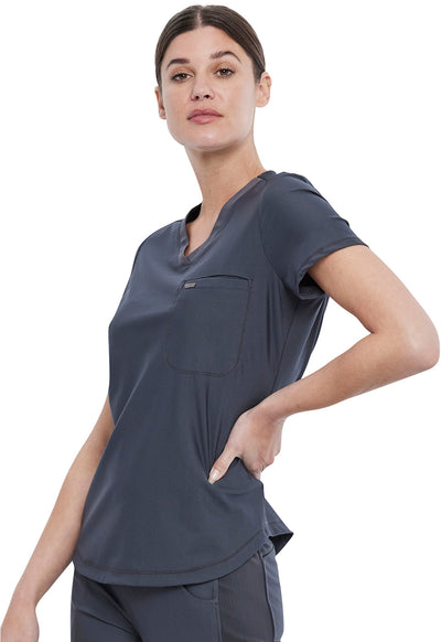 CK819 Cherokee Form 360º Stretch Tuckable V-Neck Top (XXS - 3XL)