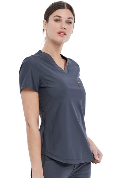 CK819 Cherokee Form 360º Stretch Tuckable V-Neck Top (XXS - 3XL)