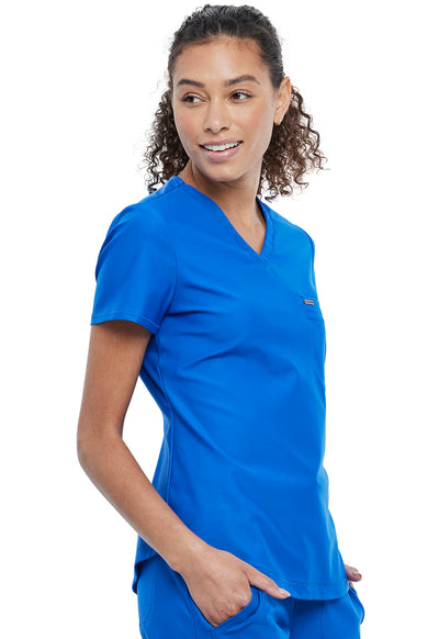 CK819 Cherokee Form 360º Stretch Tuckable V-Neck Top (XXS - 3XL)