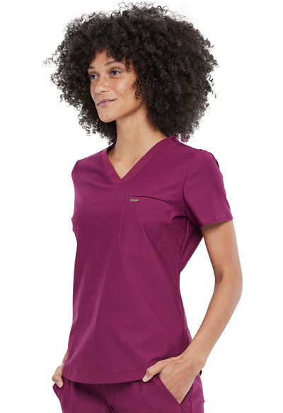 CK819 Cherokee Form 360º Stretch Tuckable V-Neck Top (XXS - 3XL)