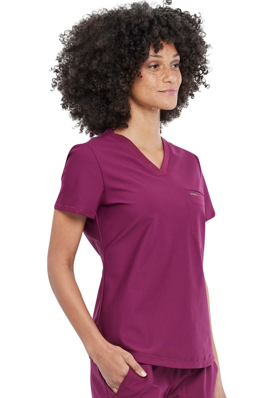 CK819 Cherokee Form 360º Stretch Tuckable V-Neck Top (XXS - 3XL)