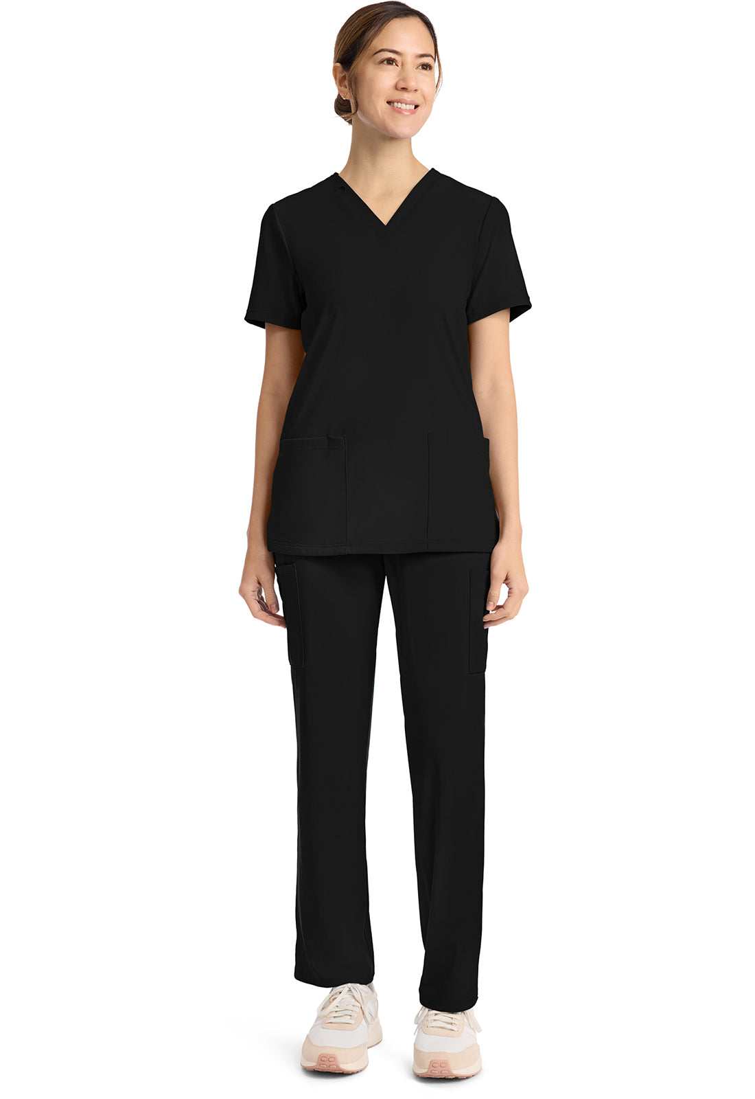 CK832 Cherokee Achieve Super Stretch 2-Pocket V-Neck Top (XXS - 5XL)
