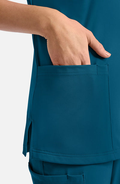 CK832 Cherokee Achieve Super Stretch 2-Pocket V-Neck Top (XXS - 5XL)