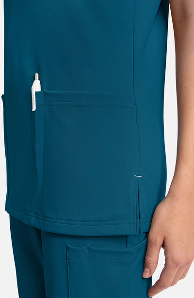 CK832 Cherokee Achieve Super Stretch 2-Pocket V-Neck Top (XXS - 5XL)