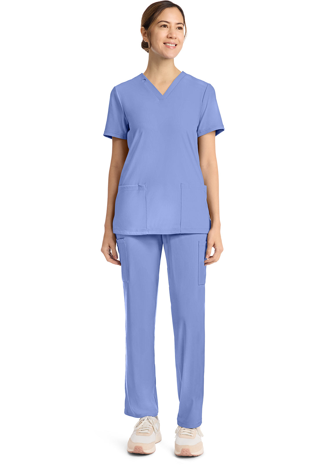 CK832 Cherokee Achieve Super Stretch 2-Pocket V-Neck Top (XXS - 5XL)