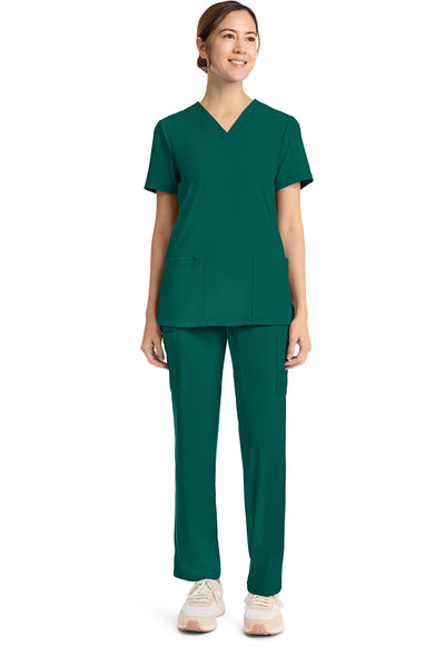 CK832 Cherokee Achieve Super Stretch 2-Pocket V-Neck Top (XXS - 5XL)