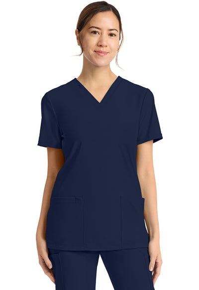 CK832 Cherokee Achieve Super Stretch 2-Pocket V-Neck Top (XXS - 5XL)