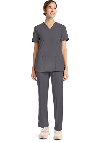 CK832 Cherokee Achieve Super Stretch 2-Pocket V-Neck Top (XXS - 5XL)