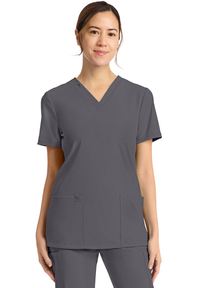 CK832 Cherokee Achieve Super Stretch 2-Pocket V-Neck Top (XXS - 5XL)