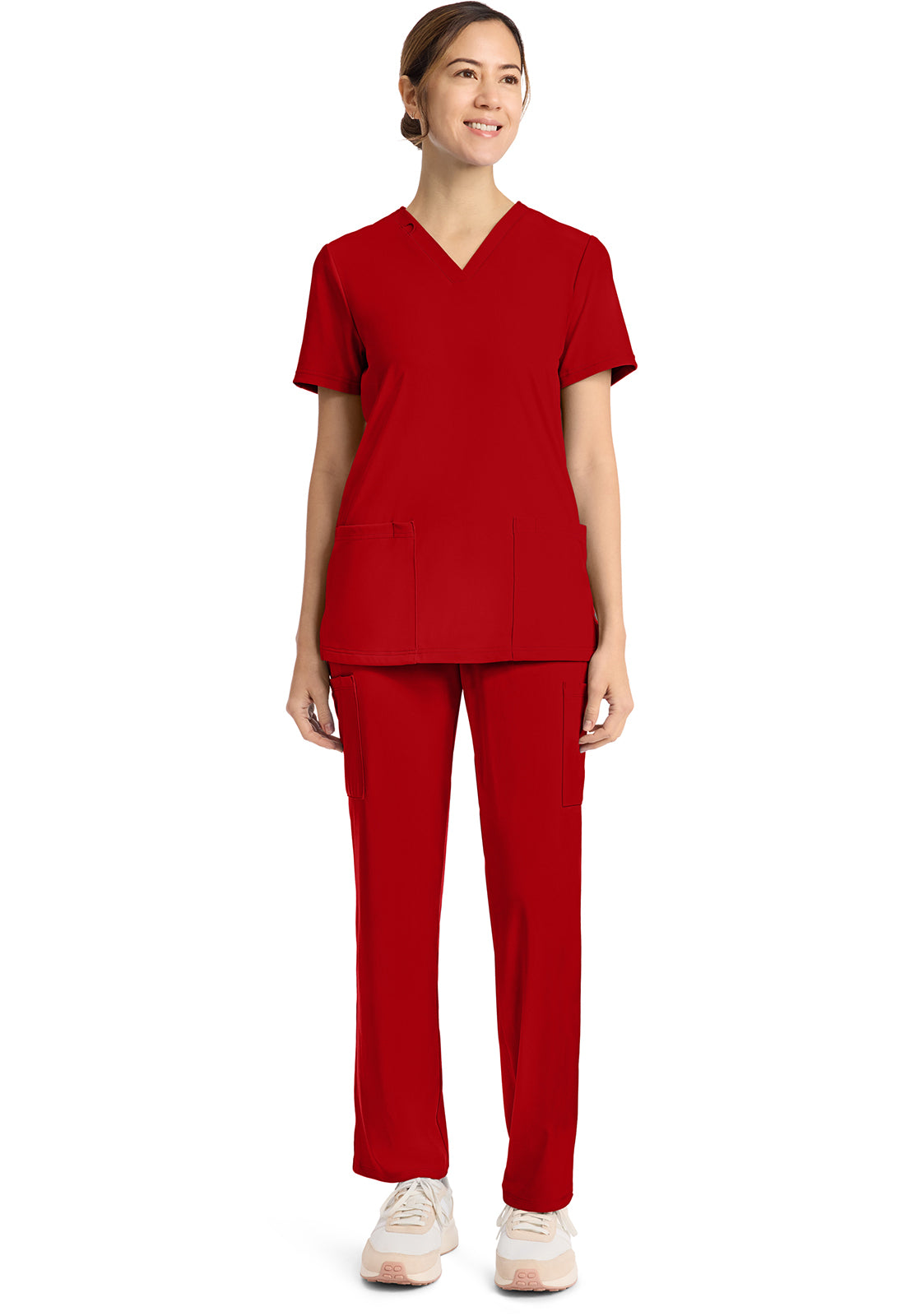 CK832 Cherokee Achieve Super Stretch 2-Pocket V-Neck Top (XXS - 5XL)