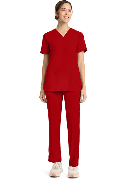 CK832 Cherokee Achieve Super Stretch 2-Pocket V-Neck Top (XXS - 5XL)