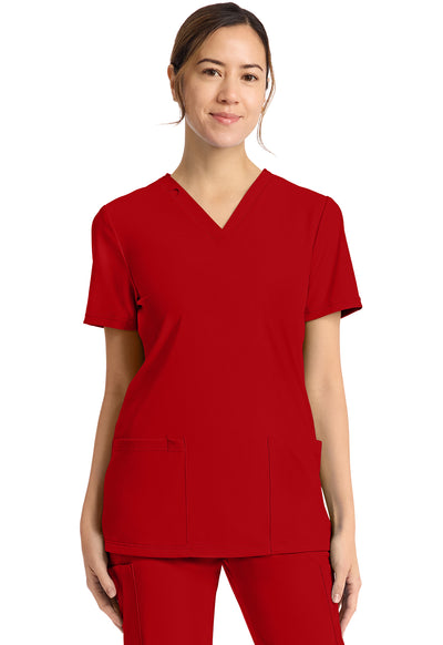 CK832 Cherokee Achieve Super Stretch 2-Pocket V-Neck Top (XXS - 5XL)