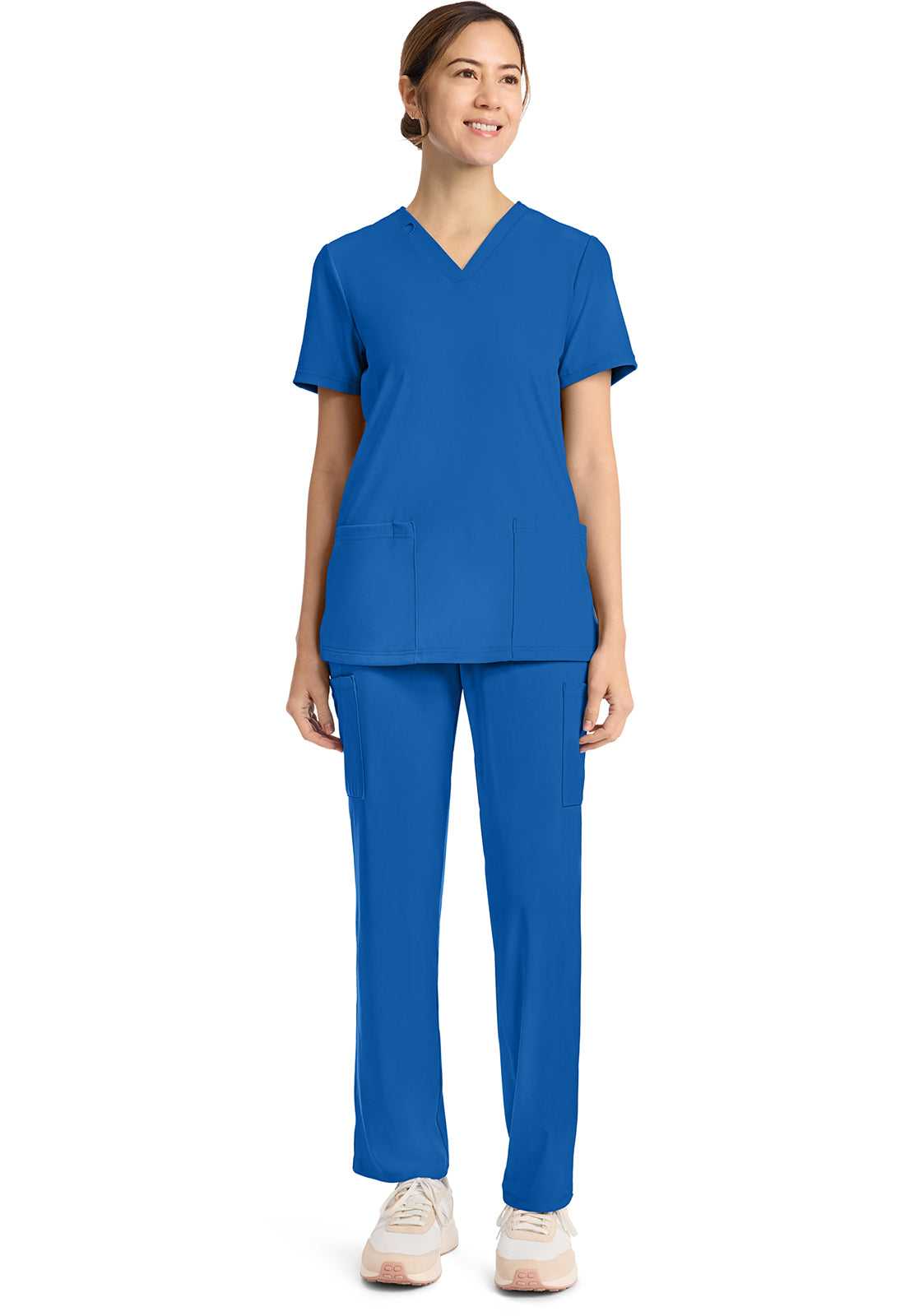 CK832 Cherokee Achieve Super Stretch 2-Pocket V-Neck Top (XXS - 5XL)
