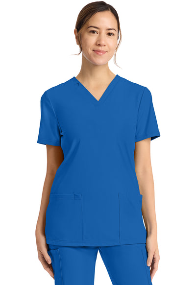 CK832 Cherokee Achieve Super Stretch 2-Pocket V-Neck Top (XXS - 5XL)