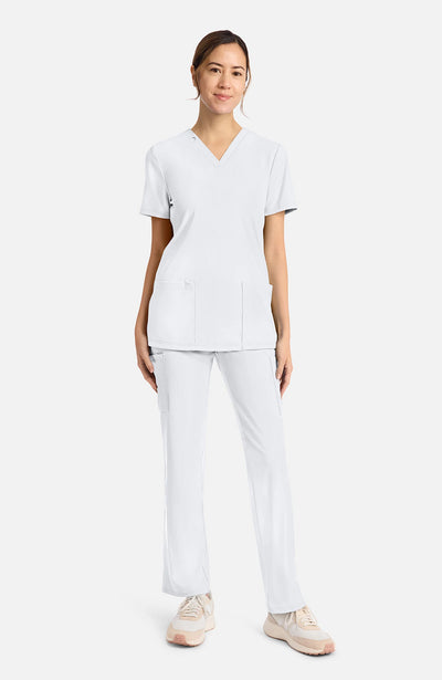 CK832 Cherokee Achieve Super Stretch 2-Pocket V-Neck Top (XXS - 5XL)