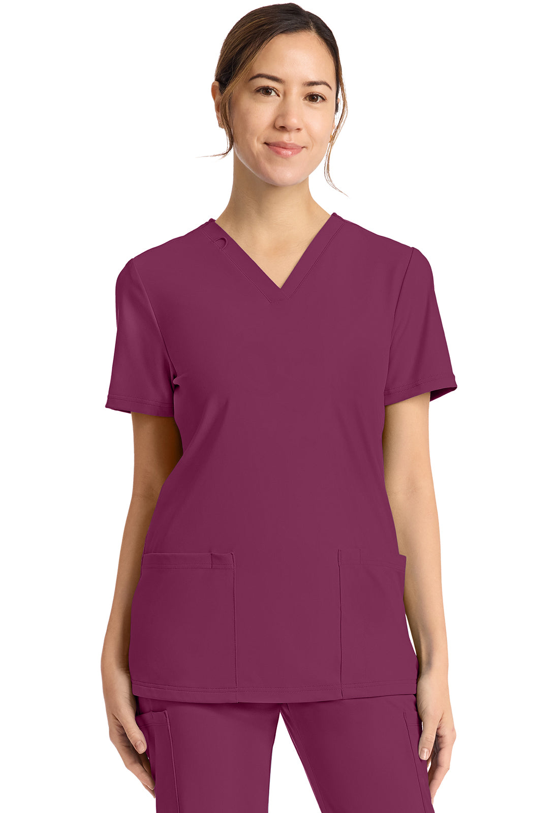 CK832 Cherokee Achieve Super Stretch 2-Pocket V-Neck Top (XXS - 5XL)