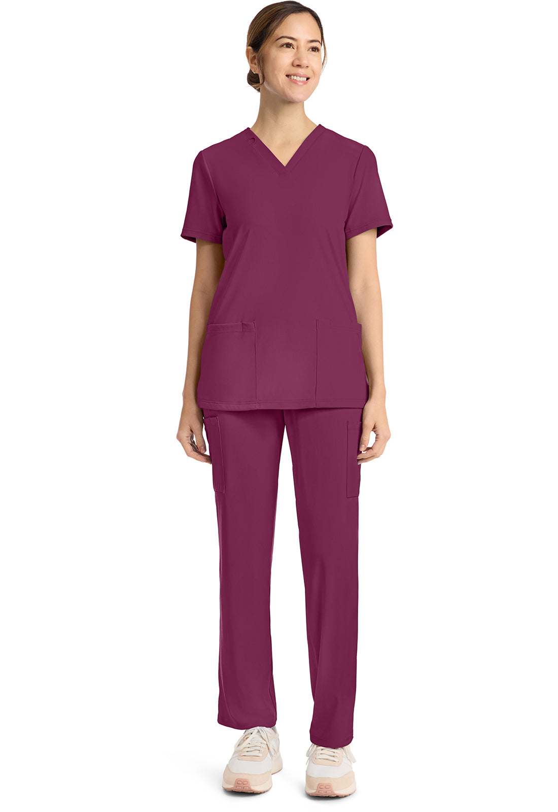 CK832 Cherokee Achieve Super Stretch 2-Pocket V-Neck Top (XXS - 5XL)