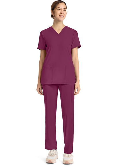 CK832 Cherokee Achieve Super Stretch 2-Pocket V-Neck Top (XXS - 5XL)