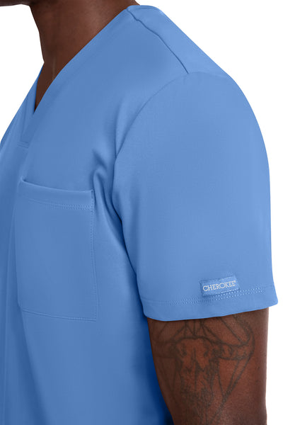 CK834 Cherokee Achieve Super Stretch Men 1-Pocket Tuck-In Top (XS - 5XL)