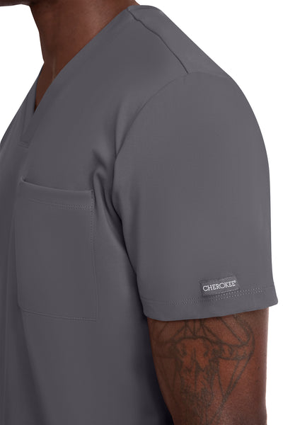 CK834 Cherokee Achieve Super Stretch Men 1-Pocket Tuck-In Top (XS - 5XL)