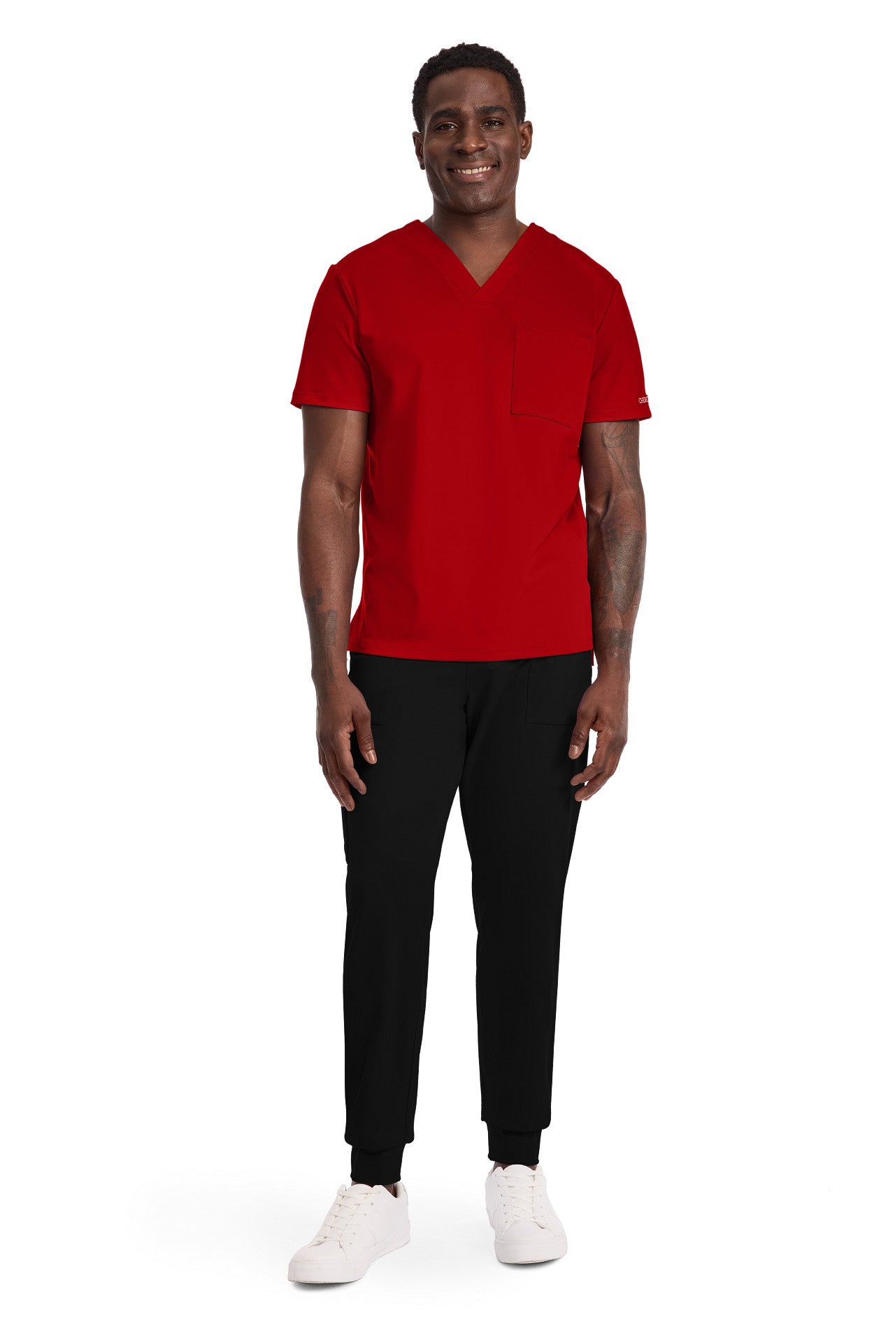 CK834 Cherokee Achieve Super Stretch Men 1-Pocket Tuck-In Top (XS - 5XL)