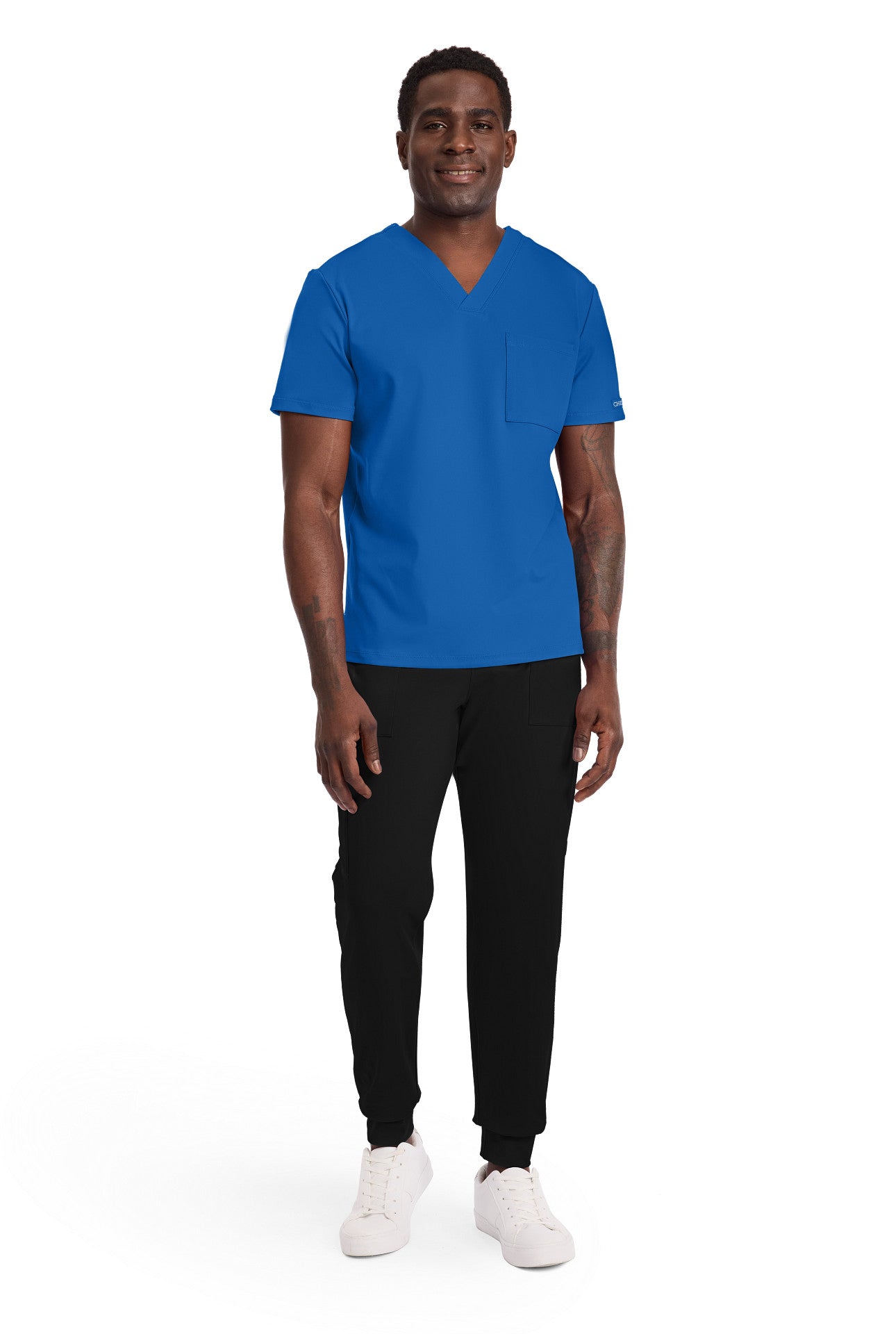 CK834 Cherokee Achieve Super Stretch Men 1-Pocket Tuck-In Top (XS - 5XL)