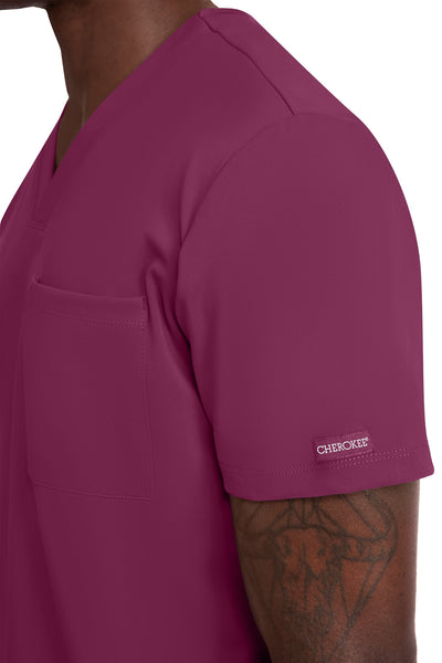 CK834 Cherokee Achieve Super Stretch Men 1-Pocket Tuck-In Top (XS - 5XL)