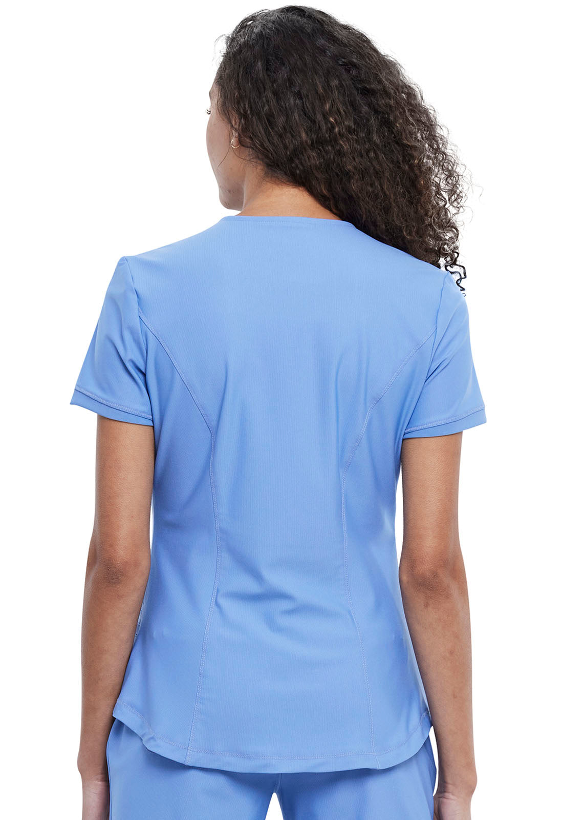 CK840+CK095 Cherokee Form 360º Stretch Scrub Top with Midrise Tapered Leg Pants  (XXS - 3XL)