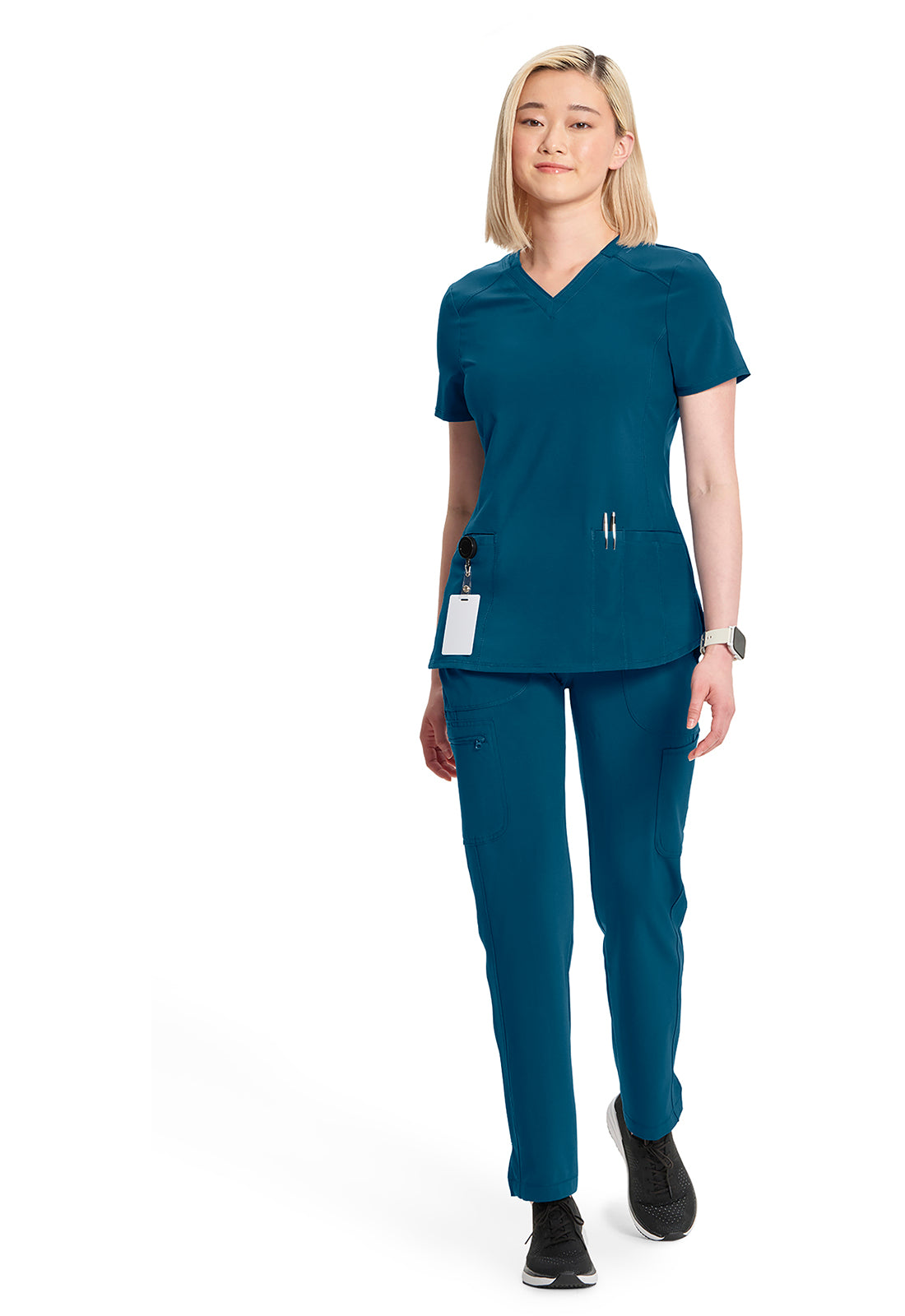 CK865A Cherokee Antimicrobial Infinity V-Neck Top (XXS - 5XL)