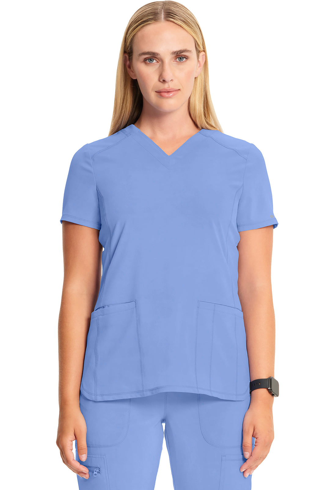 CK865A Cherokee Antimicrobial Infinity V-Neck Top (XXS - 5XL)