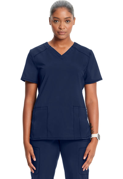 CK865A Cherokee Antimicrobial Infinity V-Neck Top (XXS - 5XL)