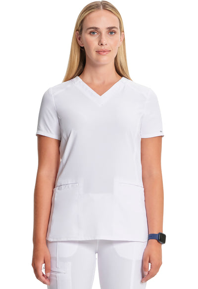 CK865A Cherokee Antimicrobial Infinity V-Neck Top (XXS - 5XL)