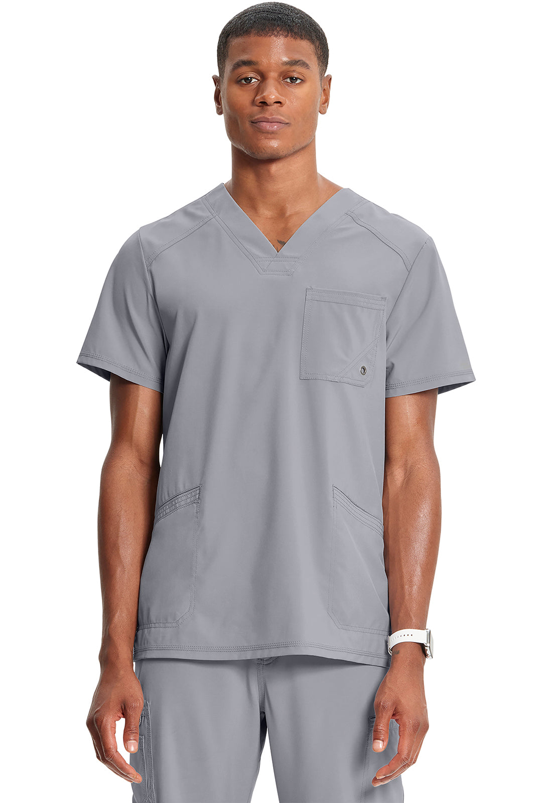 CK900A Cherokee Infinity Antimicrobial Men's V-Neck Top (XS  5XL)