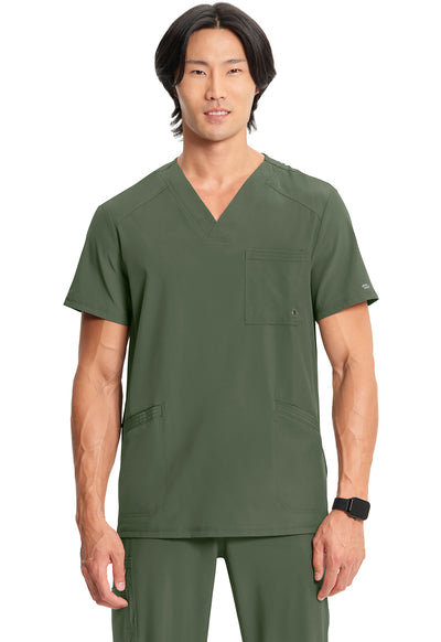 CK900A Cherokee Infinity Antimicrobial Men's V-Neck Top (XS  5XL)