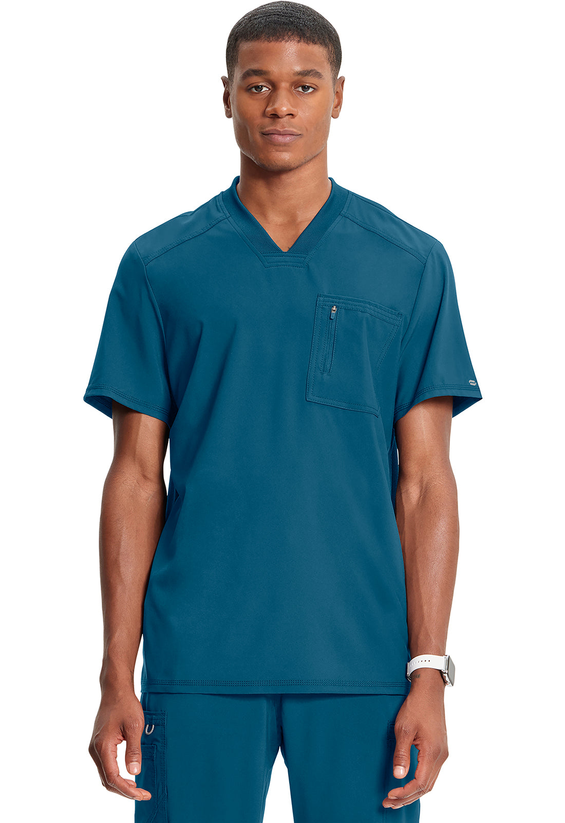 CK910A Cherokee Infinity Men Scrub Top - Certainty Antimicrobial Stretch (XS - 5XL)