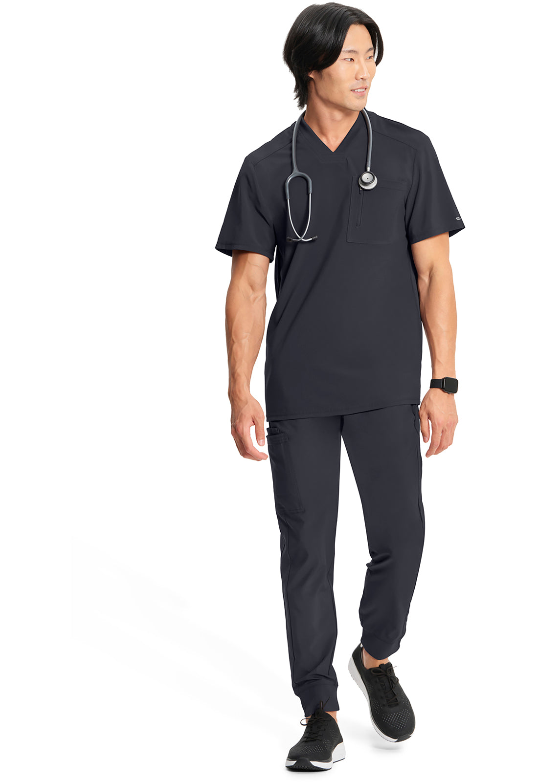 CK910A Cherokee Infinity Men Scrub Top - Certainty Antimicrobial Stretch (XS - 5XL)